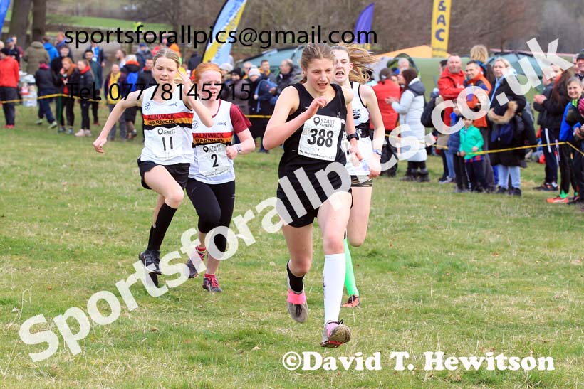 Girls Under-15s 2023 NEHL, Alnwick, Northumberland. Photo: David T. Hewitson/Sports for All Pics